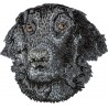 Flat Coated Retriever - haft, naszywka z wizerunkiem psa