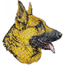 German Shepherd - Embroidery, patch with the image of a purebred dog.