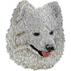 German Spitz - Embroidery, patch with the image of a purebred dog.