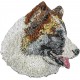 Icelandic sheepdog - Ricamo con immagine di cane di razza.