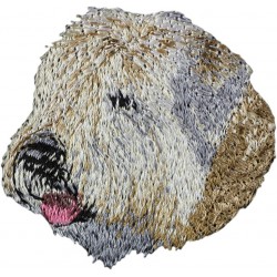Soft-Coated Wheaten Terrier - Ricamo con immagine di cane di razza.