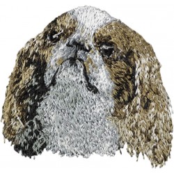 King Charles Spaniel - Embroidery, patch with the image of a purebred dog.