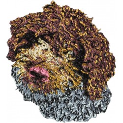 Romagna Water Dog - Embroidery, patch with the image of a purebred dog.