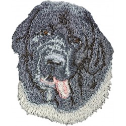 Landseer - Embroidery, patch with the image of a purebred dog.