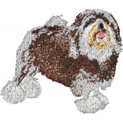 Löwchen - Embroidery, patch with the image of a purebred dog.