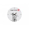 Cane Corso - stojący zegar z wizerunkiem psa, wykonany z płyty MDF