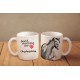 Una taza con un caballo. "Good morning and love...". Alta calidad taza de cerámica.