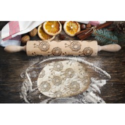 DREAMCATCHER, Engraved Rolling Pin for Cookies, Embossing Rollingpin