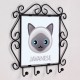 A key rack, hangers with cat. A new collection with the cute Art-dog cat