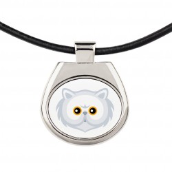 A necklace with a Persian cat. A new collection with the cute Art-Dog cat