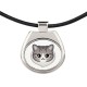 A necklace with a Norwegian Forest cat. A new collection with the cute Art-Dog cat