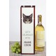 Caja de vino con gato. Una nueva colección con el lindo gato Art-dog