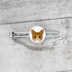 Un alfiler de corbata con gato. Una nueva colección con el lindo gato Art-dog