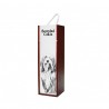 Bearded Collie - Wine box with an image of a dog.