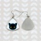 Earrings with cat. A new collection with the cute Art-dog cat