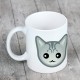 A mug with cat. A new collection with the cute Art-dog cat