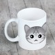 Un jarra con gato. Una nueva colección con el lindo gato Art-dog