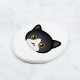 A ceramic plate with cat. A new collection with the cute Art-dog cat