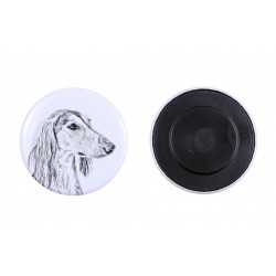 Magnet with a dog - Saluki
