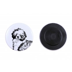 Magnet with a dog - Portuguese Water Dog
