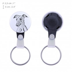 Keyring with a dog - Whippet
