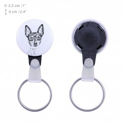 Keyring with a dog - Toy Fox Terrier
