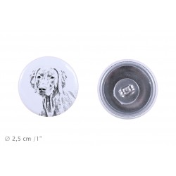Earrings with a dog - Weimaraner