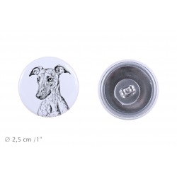 Earrings with a dog - Whippet
