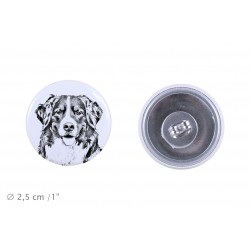 Earrings with a dog - Bernese Mountain Dog