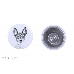 Earrings with a dog - Toy Fox Terrier