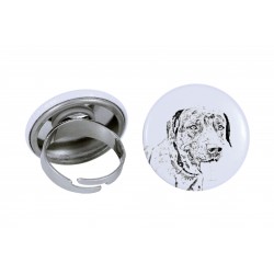 Ring with a dog - Catahoula Cur