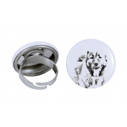 Ring with a dog - Caucasian Shepherd Dog