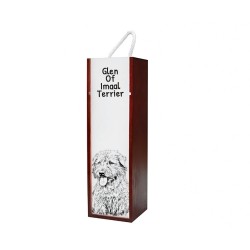 Glen of Imaal Terrier - Wine box with an image of a dog.