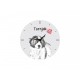 Tornjak - L'horloge en MDF avec l'image d'un chien.