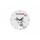 Peterbald - Reloj de pie de tablero DM con una imagen de gato.