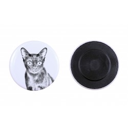 Magnet with a cat - Bombay cat
