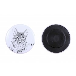 Magnet with a cat - Egyptian Mau