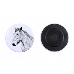 Magnet with a horse - Ardennes horse