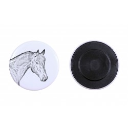 Magnet with a horse - Bay