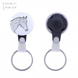 Keyring with a horse - Bay