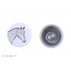 Earrings with a horse - Bay
