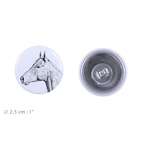 Earrings with a horse