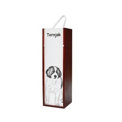 Tornjak - Wine box with an image of a dog.