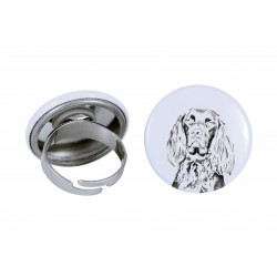 Ring with a dog - German Longhaired Pointer