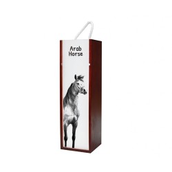 Arabian, Arab horse - Wine box with an image of a horse.