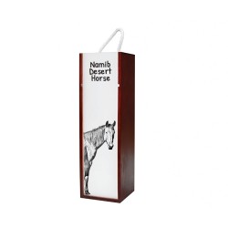 Wüstenpferd - Boîte pour le vin avec l'image d'un cheval.