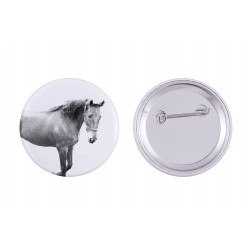 Pin, brooch with a horse - American Saddlebred