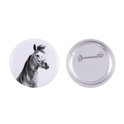 Pin, brooch with a horse - Arabian, Arab horse