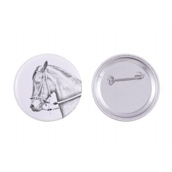 Pin, brooch with a horse - Paso Fino
