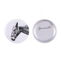 Pin, brooch with a horse - Hanoverian
